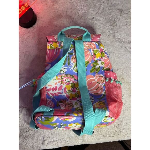 Matilda Jane Kids Floral Backpack Multicolor Medium Drawstring Casual - Picture 2 of 12